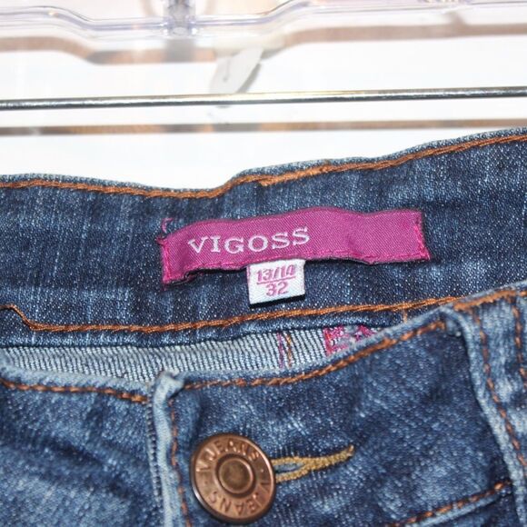 VIGOSS Jean  Bermuda Short Women Size 32 - Picture 4 of 12